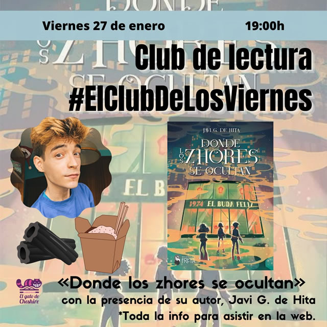 Javier G. de Hita en el Club de los Viernes de El Gato de Cheshire